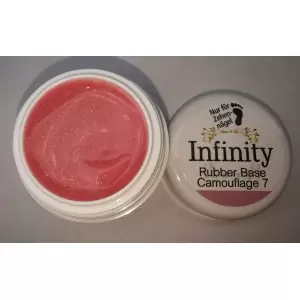Rubber Gel Für Zehennägel mit Glitzer Nr.7