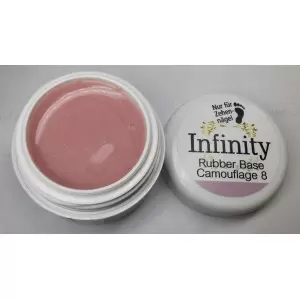 Rubber Gel Für Zehennägel mit Glitzer Nr.8