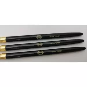 Set aus 3 Pinsel LINER Nr.5. 7 und 11mm für feine Linien GEL Künstliches Haar