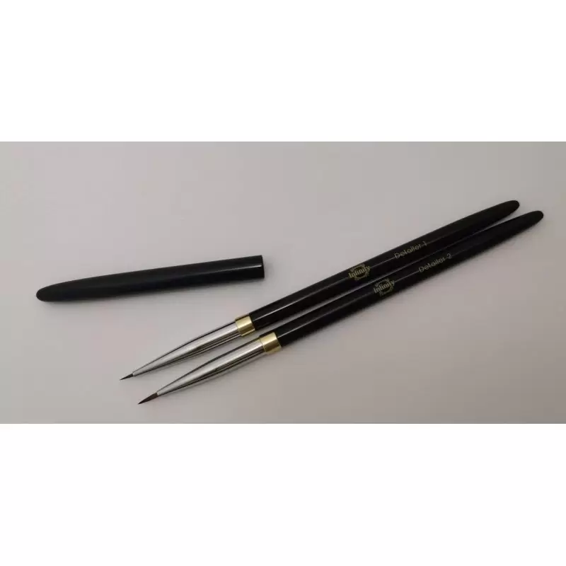 Set OVAL BRUSH N ° 1 and 2 GEL Artificial hair