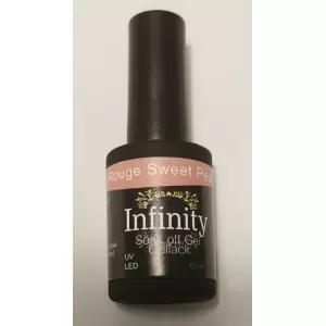 Gellack ROUGE SWEET Peach halb transparent von Infinity 10 ml