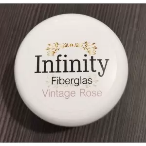 Fiberglas Vintage Rose Make-up UV Aufbau Infinity