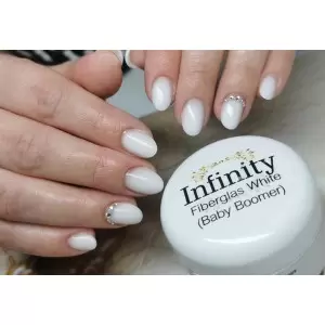 Fiberglas White (baby boomer) UV Aufbau Gel Infinity