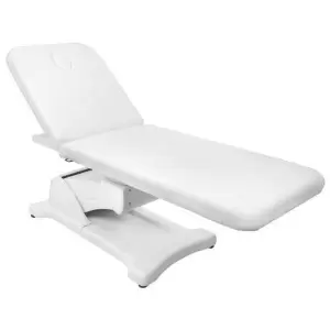 Massageliege Kosmetikliege Elektrische AZZURRO 2 Motoren Weiss