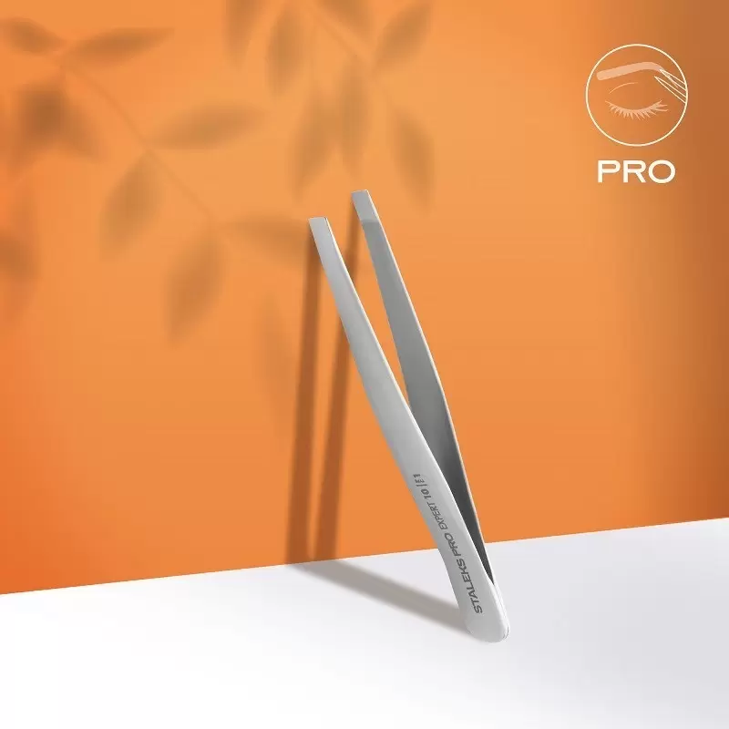 Eyebrow tweezers Staleks Pro Expert 10 Type 1