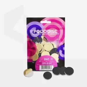 Disposable files on a soft base for pedicure disc PODODISC STALEKS PRO L