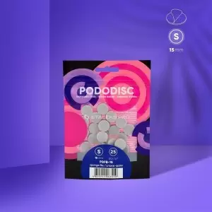 Einweg-BUFFER für Pediküre DISK S (15mm) PODODISC (25 Stück)
