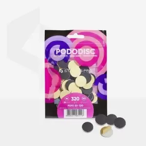 Disposable files on a soft base for pedicure disc PODODISC STALEKS PRO L D20mm