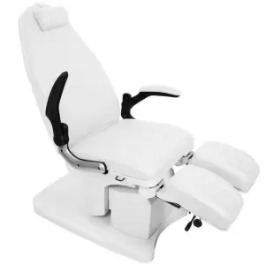 ELEKTRISCHER PODOLOGISCHER STUHL. AZZURRO 709A 3 MOTOR WEISS