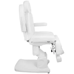 KOSMETISCHER ELEKTRISCHER STUHL. AZZURRO 708AS PEDI 3 MOTOR WEISS