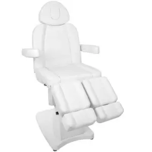KOSMETISCHER ELEKTRISCHER STUHL. AZZURRO 708AS PEDI 3 MOTOR WEISS