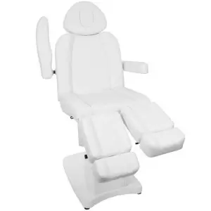 KOSMETISCHER ELEKTRISCHER STUHL. AZZURRO 708AS PEDI 3 MOTOR WEISS