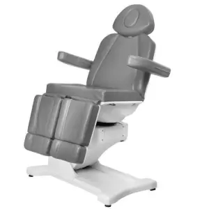 KOSMETISCHER ELEKTRISCHER STUHL. AZZURRO 869AS 5 MOTOR DREHPEDI. GRAU