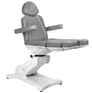 KOSMETISCHER ELEKTRISCHER STUHL. AZZURRO 869AS 5 MOTOR DREHPEDI. GRAU