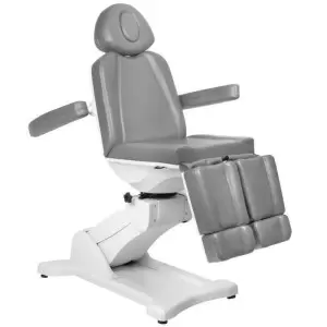 KOSMETISCHER ELEKTRISCHER STUHL. AZZURRO 869AS 5 MOTOR DREHPEDI. GRAU