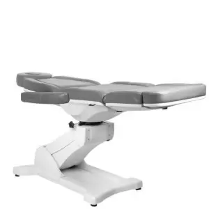 KOSMETISCHER ELEKTRISCHER STUHL. AZZURRO 869A DREHMOTOR 4 GRAU