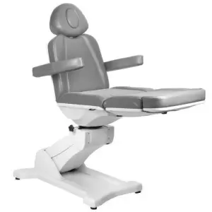 KOSMETISCHER ELEKTRISCHER STUHL. AZZURRO 869A DREHMOTOR 4 GRAU