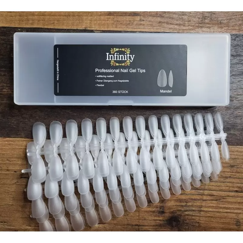 GEL TIPS von Infinity 360 St MANDEL Form