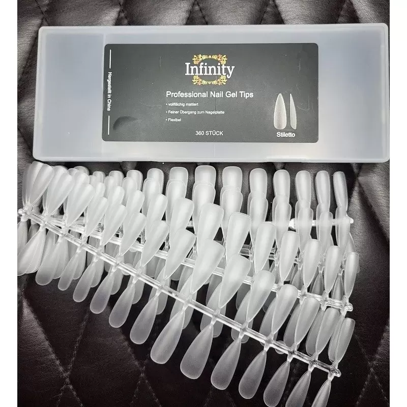 GEL TIPS von Infinity 360 St STILETTO Form