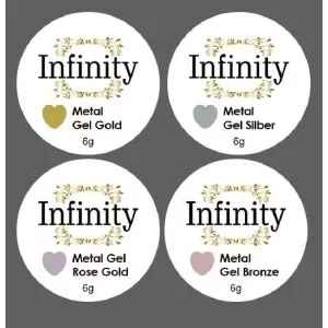 Metallgel Gold Nailart Painting Gel 6 ml