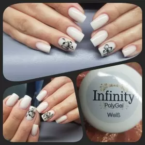 Polygel 50 ml White Infinity