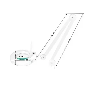 LED-Lupe S4 + Stativ