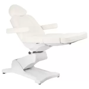 KOSMETISCHER ELEKTRISCHER STUHL. AZZURRO 869A DREHMOTOR 4 WEISS