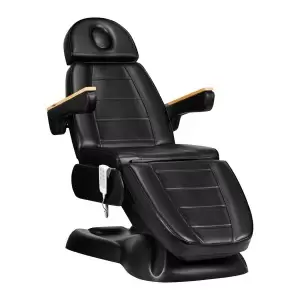 Fotel kosmetyczny elektryczny Sillon Lux 273b 3 silniki czarny