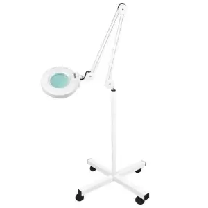 LED-Lupe S4 + verstellbares LED-Stativ Lichtintensität