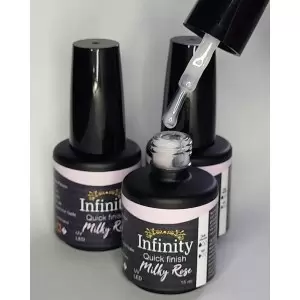 Quick finish without sticky layer MILKY-ROSE effect 15 ml Infinity