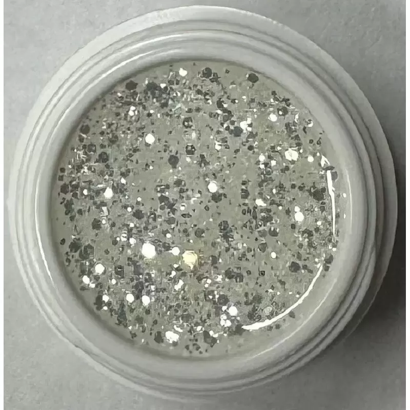 Блеск на прозрачной основе 5 ml MEGA BLING BLING 020 СЕРЕБРО