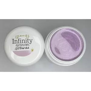 HEMA frei Infinity Aufbaugel GLITZER Lila