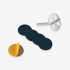 Pediküre-DISK PODODISC STALEKS PRO S und Einwegfeile-Set 180 Körnung 5 Stück (15 mm)
