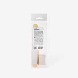 Einwegset STALEKS PRO PapmAm Mix auf Holzsockel 100/180, Buff 180/240, Orangenstab 110 mm
