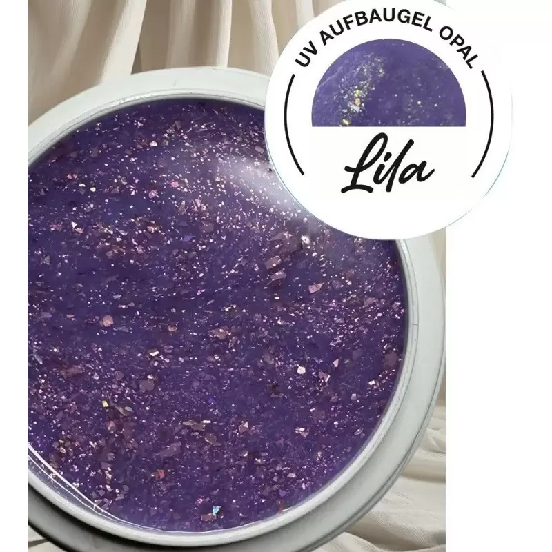 HEMA Frei Aufbau Gel MIT Opal Lila