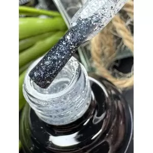 Топ без липкого слоя с Поталью Серебро 15 мл Infinity