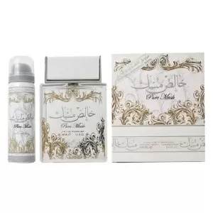 Lattafa Perfume Pure Musk Eau de Parfum 100ml + Geschenk Deo Spray 50 ml